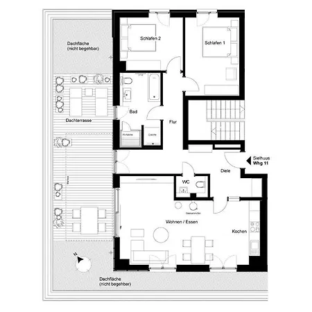 Sielhuus 11 Mit Dachterrasse Und Infrarotsauna Und Kamin Fuer Bis Zu 4 Personen In Fedderwardersiel! Fedderwardersiel