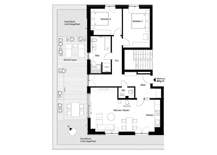 Appartement Sielhuus 11 Fedderwardersiel